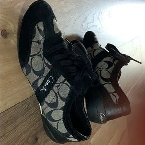 Black Baylee coach sneakers
